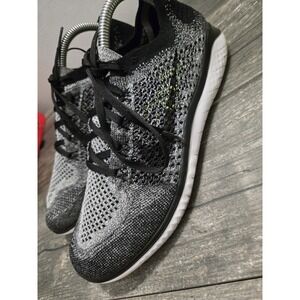 Nike Free Run Flyknit 2018 Shoes Men's Size 9 Black Oreo Sneakers Running